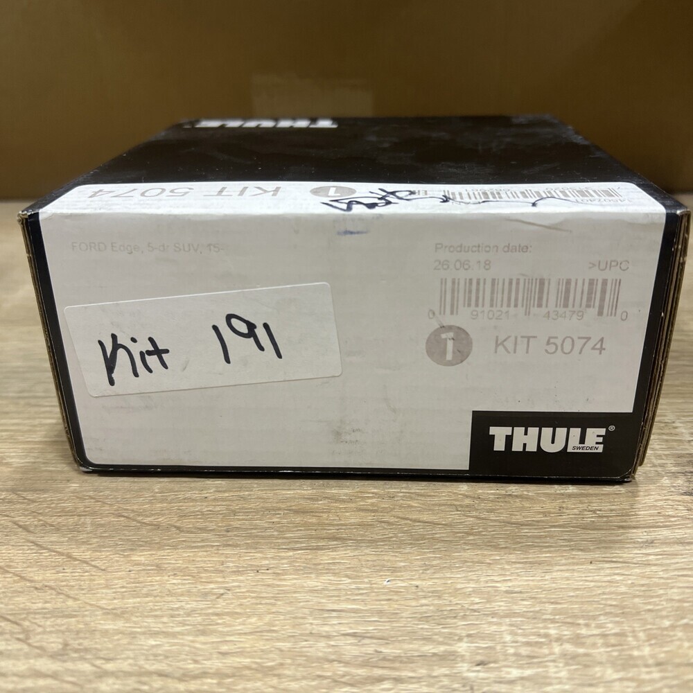 Thule 5074 Roof Rack Fit Kit Black For 2015-2024 Ford Edge 5‑Door SUV KIT 191